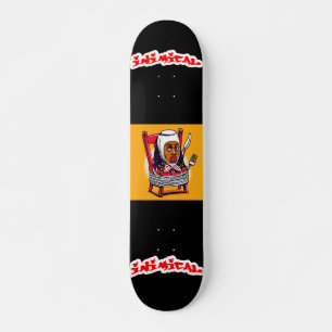 Otroligt passera saltet mini skateboard bräda 18,5 cm