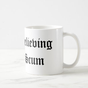 Otroligt scum-vitt kaffe mugg