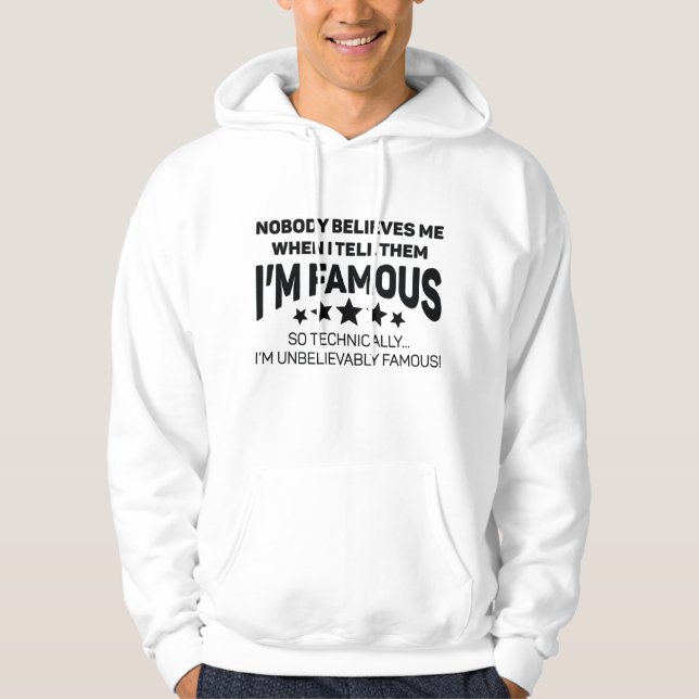 Otroligt stor Berömd Hoodie (Framsida)