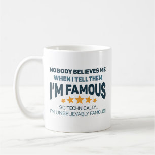 Otroligt stor Berömd Kaffemugg