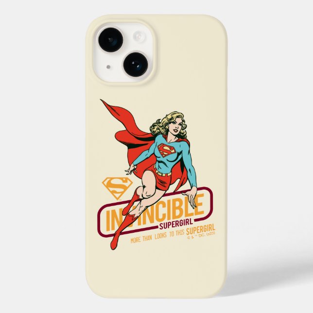 Otroligt Supergirl Retro Graphic (Baksida)