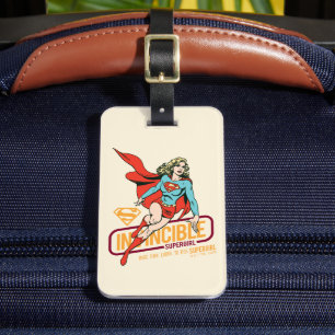 Otroligt Supergirl Retro Graphic Bagagebricka
