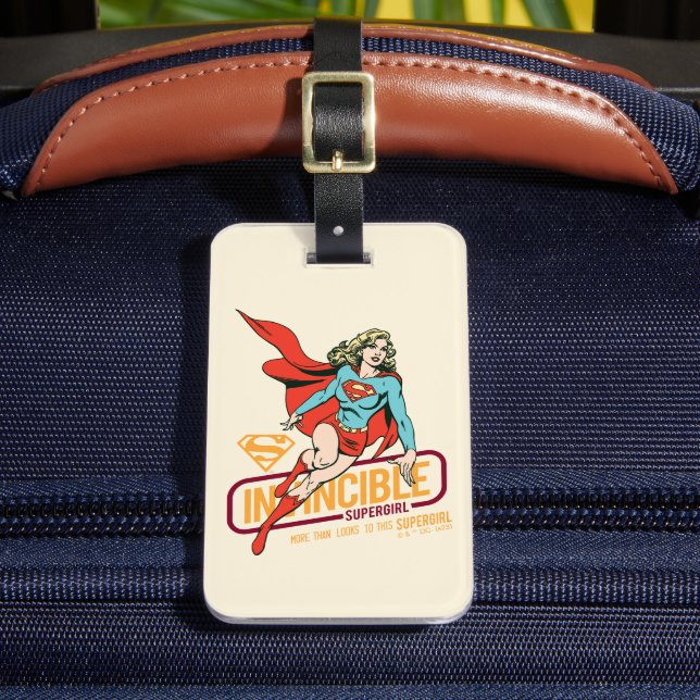 Otroligt Supergirl Retro Graphic Bagagebricka (Framsida Insitu 2)