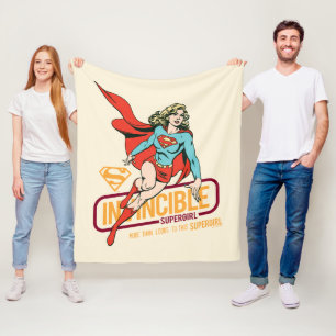 Otroligt Supergirl Retro Graphic Fleecefilt