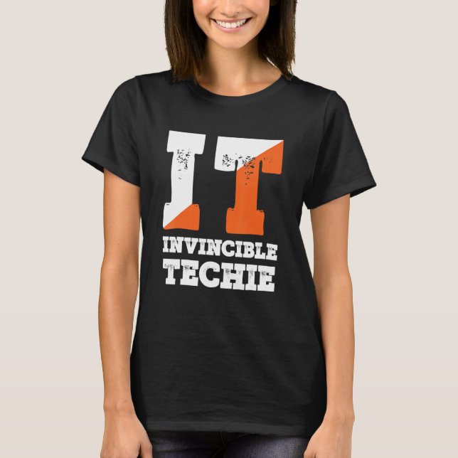 Otroligt Techie Computer Programmer Tech Savy T Shirt (Framsida)