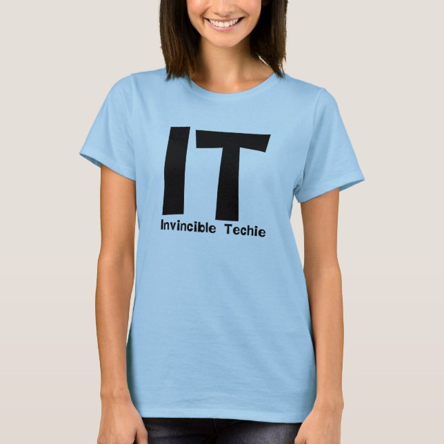 Otroligt Techie T Shirt (Framsida)