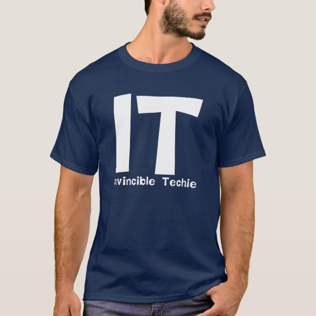 Otroligt Techie T Shirt (Framsida)