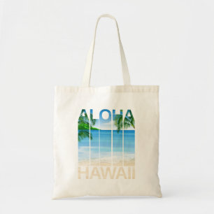 Ötropisk strand på Aloha Hawaii Tygkasse