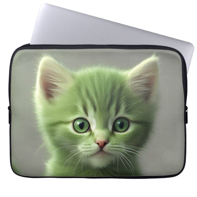 Otrovärdig Kitten Laptop Fodral (Framsidan)