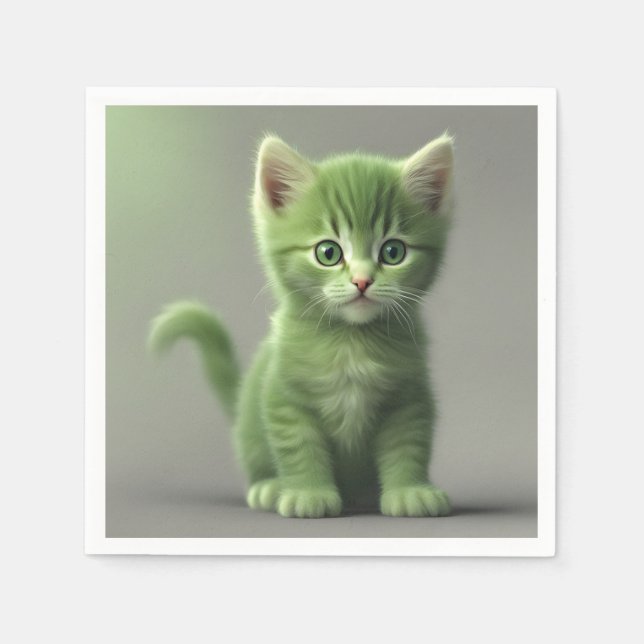 Otrovärdig Kitten Pappersservett (Framsidan)