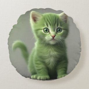 Otrovärdig Kitten Rund Kudde