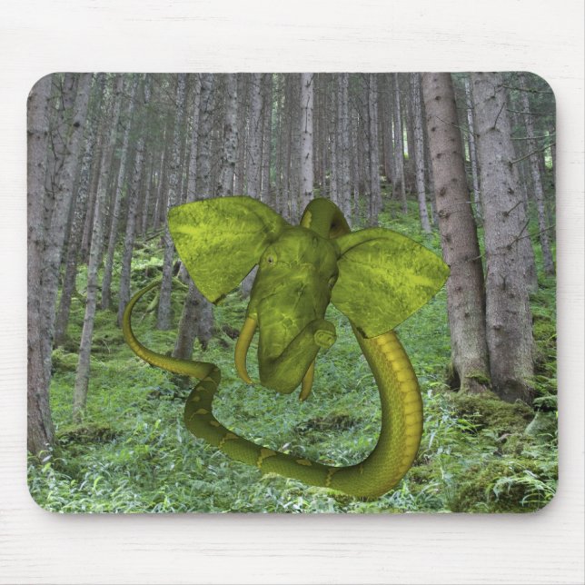 Otrovärdigt Elephant Python Musmatta (Framsidan)