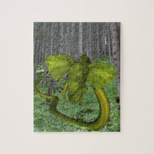 Otrovärdigt Elephant Python Pussel