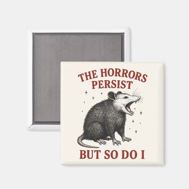 Otryggheterna kvarstår, men det gör jag också magnet (Front/Back)