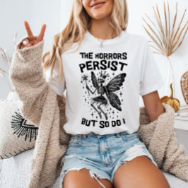 Otryggheterna kvarstår, men det gör jag också med t shirt