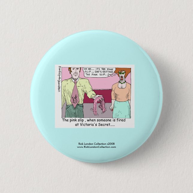Otsad från Victoria Secret Cartoon Button Knapp (Framsida)