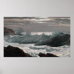 Otta efter en storm på havet Winslow Homer Poster