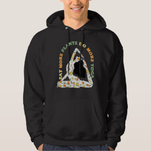 Ötta fler växter gör mer av yoga World Vegetarian Hoodie
