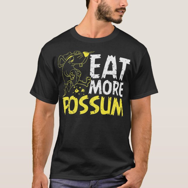 Ötta mer Possum Funny Trailer Park Rednacken Hillb T Shirt (Framsida)