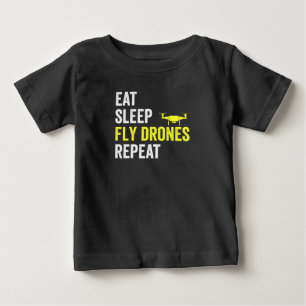 Ötta strömsparametrar Drones Upprepa pilotteckning T Shirt