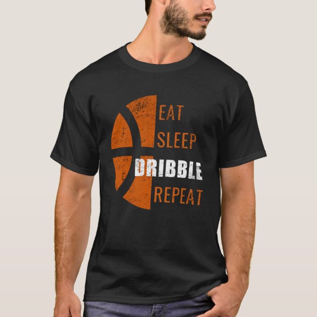 Ötta Strömsparläge Upprepa basketboll Manar Kvinno T Shirt (Framsida)