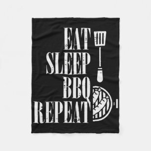 Ötta Viloläge Bbq Upprepa Funny Rbecue Grills Wome Fleecefilt