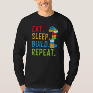 Ötta viloläge Bygg Upprepa grundstreck i huvudverk T Shirt
