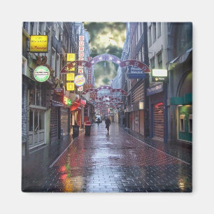 Ottan regnar -- Amsterdam i November Magnet