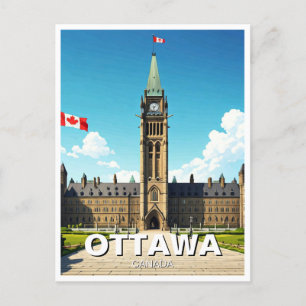 Ottawa Canada Travel Vykort