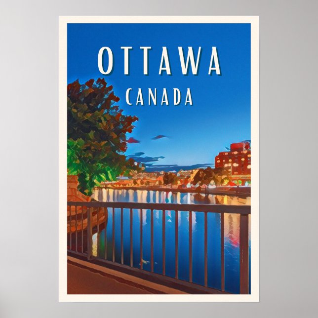 Ottawa: Capitale Dynamque du Canada Poster (Framsidan)