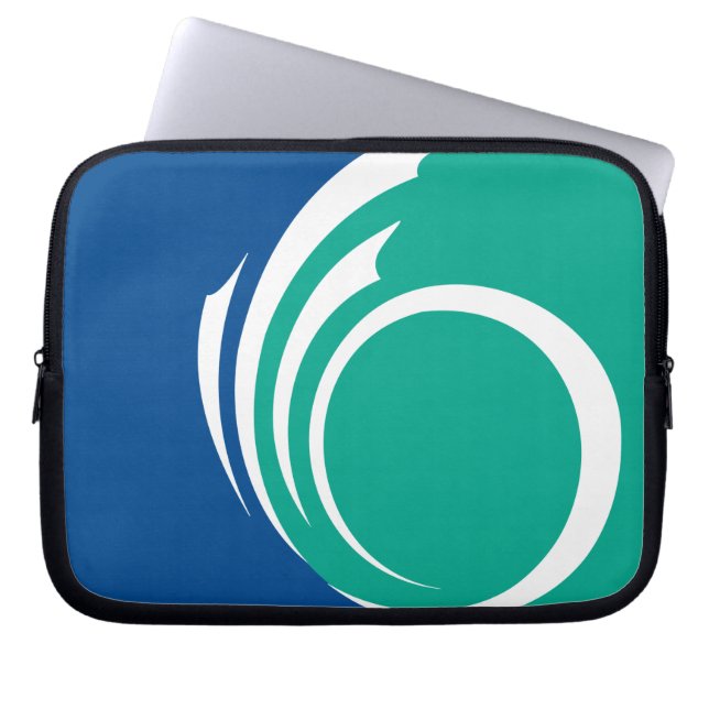 Ottawa Flagga på Laptopsleeve Laptop Fodral (Framsidan)