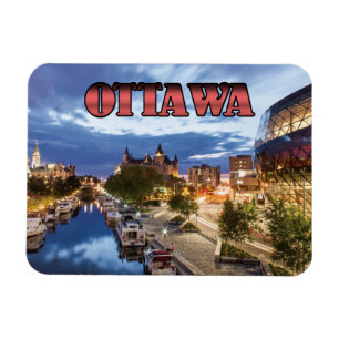 Ottawa i dusk magnet