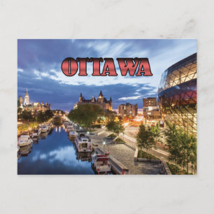 Ottawa i dusk vykort