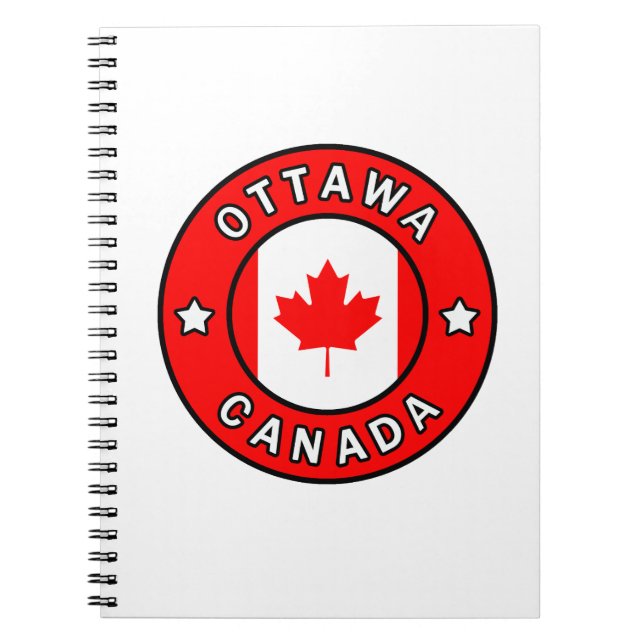 Ottawa Kanada Anteckningsbok (Framsidan)