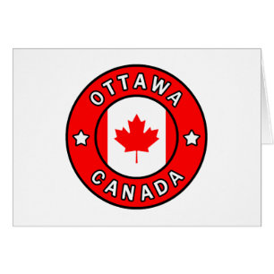 Ottawa Kanada Hälsningskort
