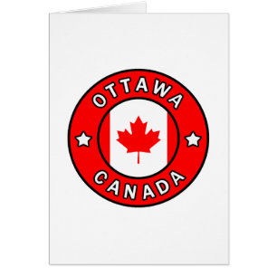 Ottawa Kanada Hälsningskort