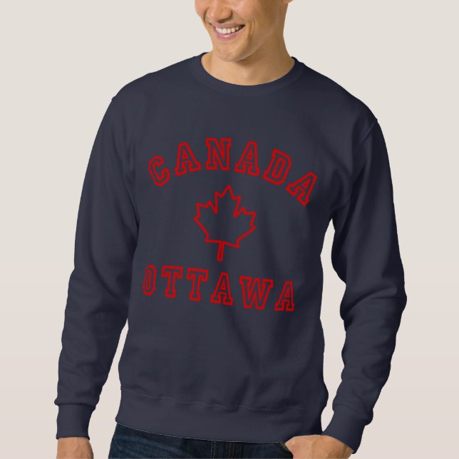 Ottawa Kanada Långärmad Tröja (Framsida)