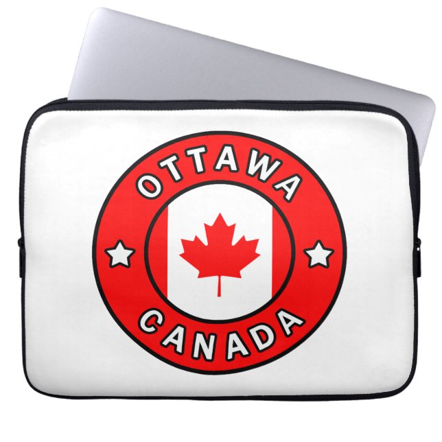 Ottawa Kanada Laptop Sleeve (Framsidan)