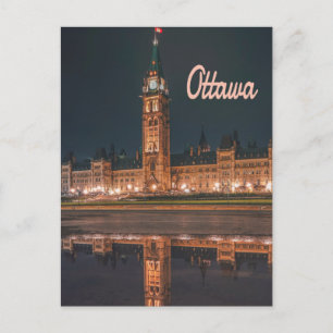 Ottawa Kanada Ontario Parliament Backe Vykort