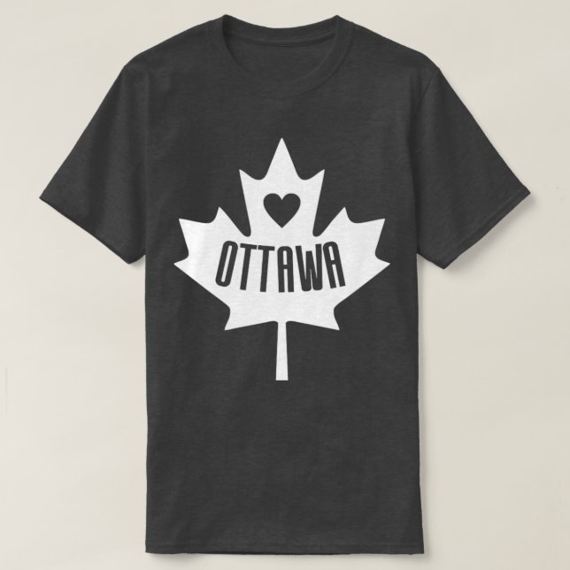 Ottawa Kanada T Shirt (Design framsida)