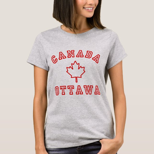 Ottawa Kanada Tee (Framsida)