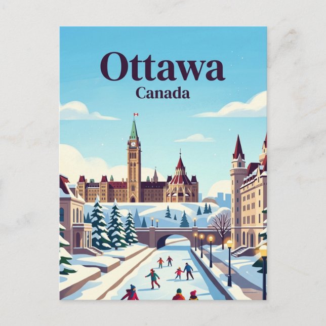 Ottawa, Kanada Vykort (Framsida)