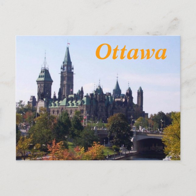Ottawa Kanada vykort (Framsida)