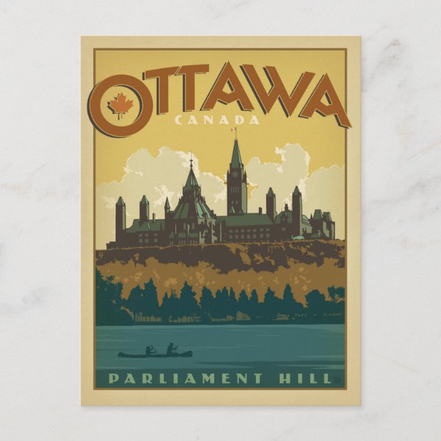 Ottawa, Kanada Vykort (Framsida)