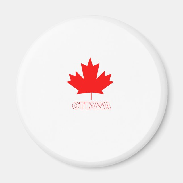 Ottawa, Ontario Magnet (Framsidan)