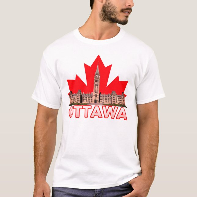 Ottawa, Ontario T Shirt (Framsida)