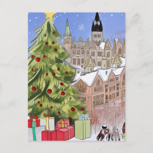 Ottawa Ontario vid julvykort Vykort