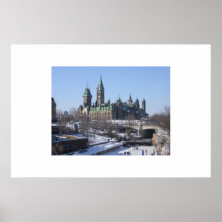 Ottawa-parlamentet Poster