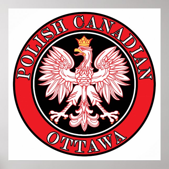 Ottawa polska Canadian Eagle Poster (Framsidan)