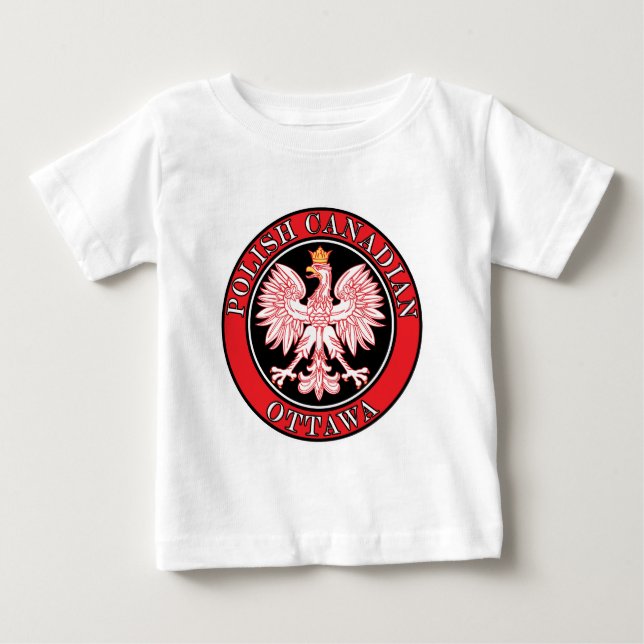 Ottawa polska Canadian Eagle Tee Shirt (Framsida)